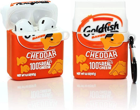 Suublg Cute Case for Airpods 2Nd/1St Generation 2019/2016, 3D Chocolate Snack Drink Skin Design Silicone Case Protective Shockproof Covers with Keychain for Airpods Earbuds  Suublg   