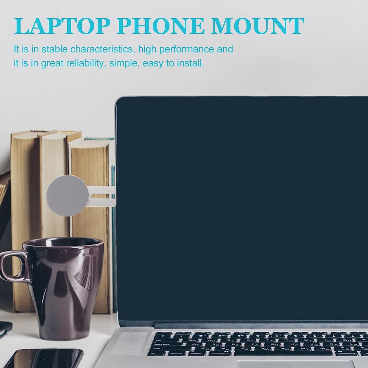 Sosoport Laptop Stand Shower Case Laptop Phone Holder Magnetic Adjustable Phone Monitor Side Mount Clip Computer Expansion Bracket for Smartphone Stand Rack Rotary Magnetic Car Mount Monitor Stand  Sosoport   