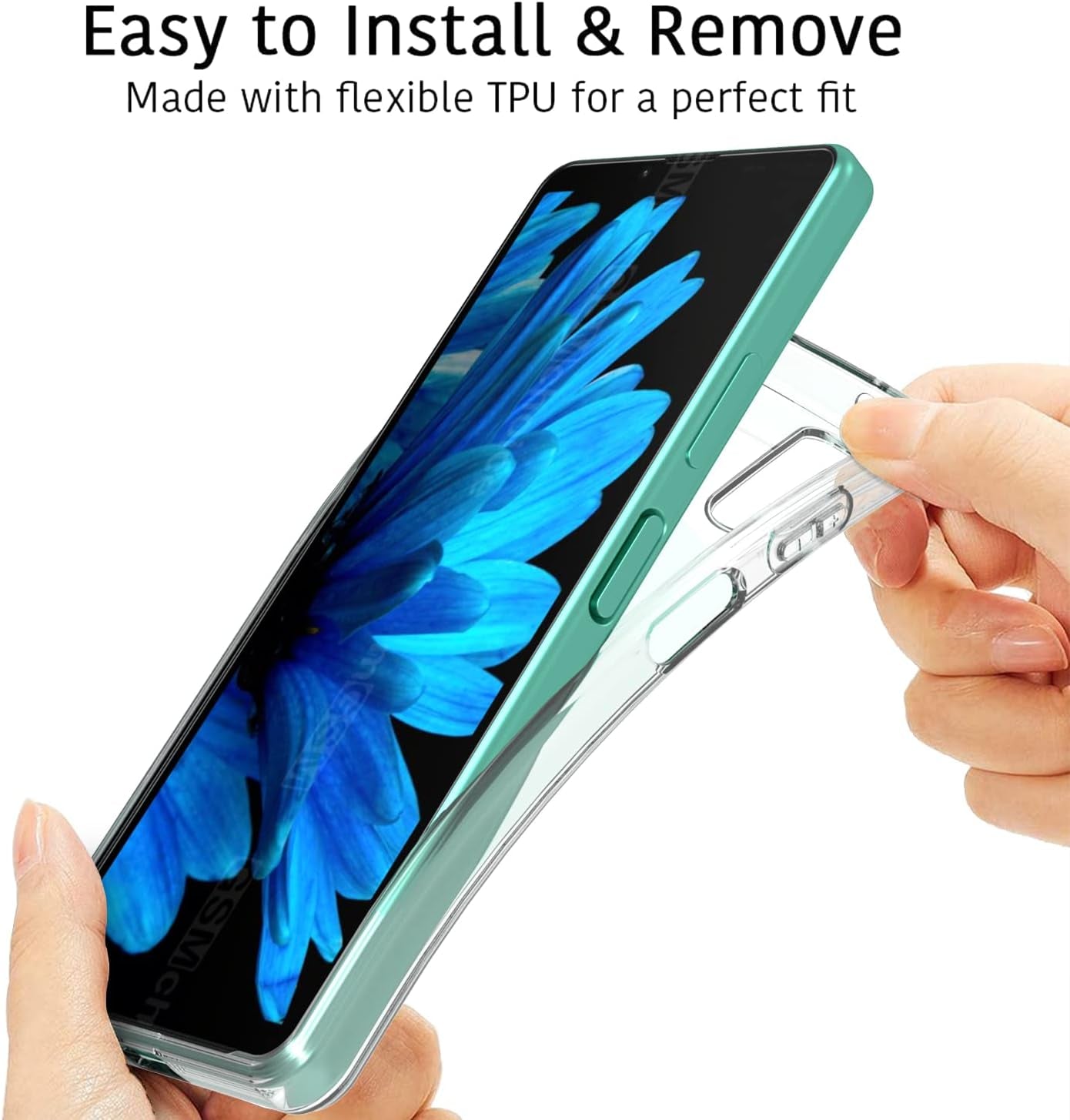 Coveron Slim TPU Designed for Sony Xperia 1 IV Case, Flexible Soft Phone Cover - Clear  CoverON   