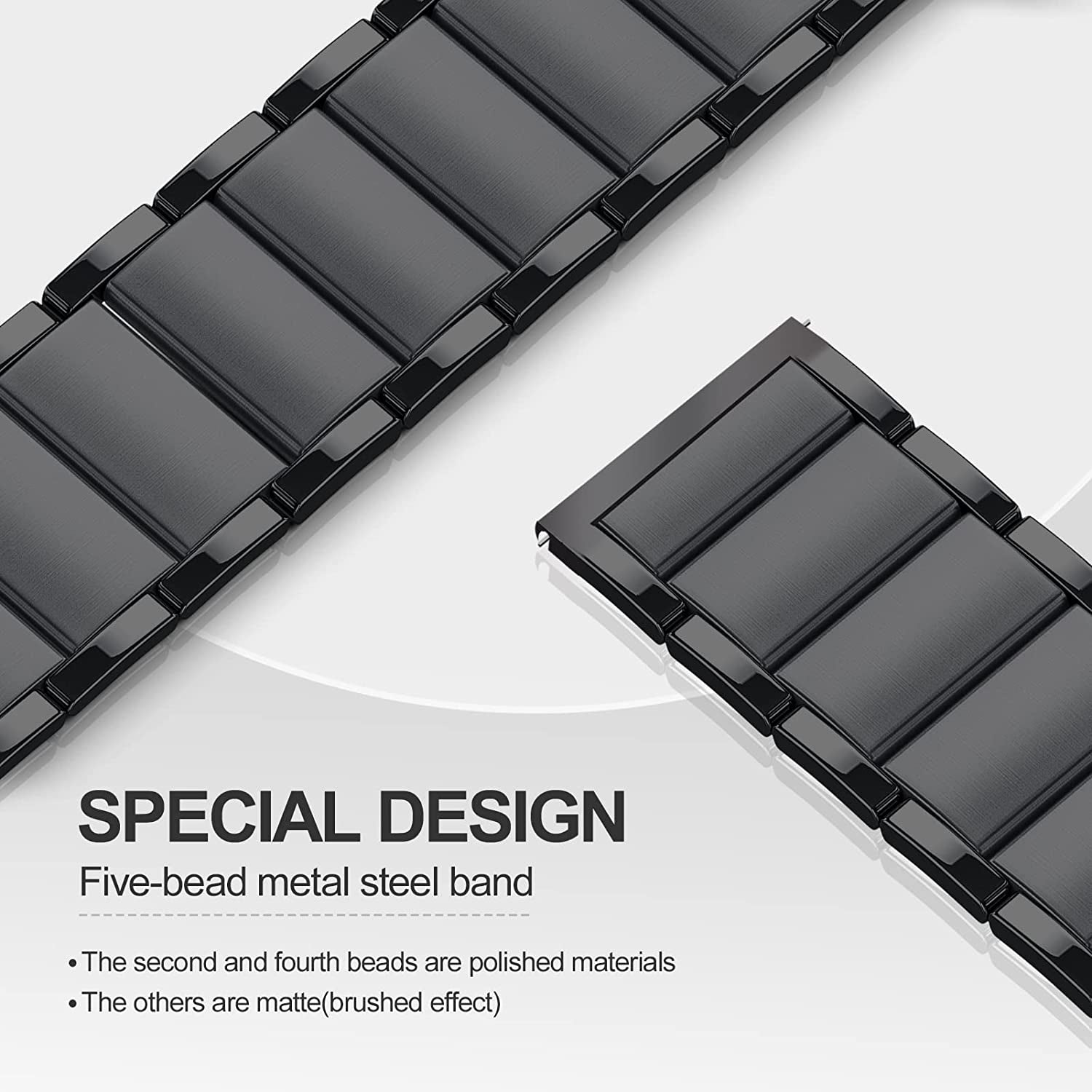 Oribox 20Mm Watch Bands Compatible for Watch Bands,Samsung Galaxy Watch 4 Band,Galaxy Watch Active 2 Bands,Galaxy Watch 4, Galaxy Watch 3 41Mm,Galaxy Watch 42Mm,High-Grade Adjustable Strap Magnetic Wristband for Men Women  ORIbox   