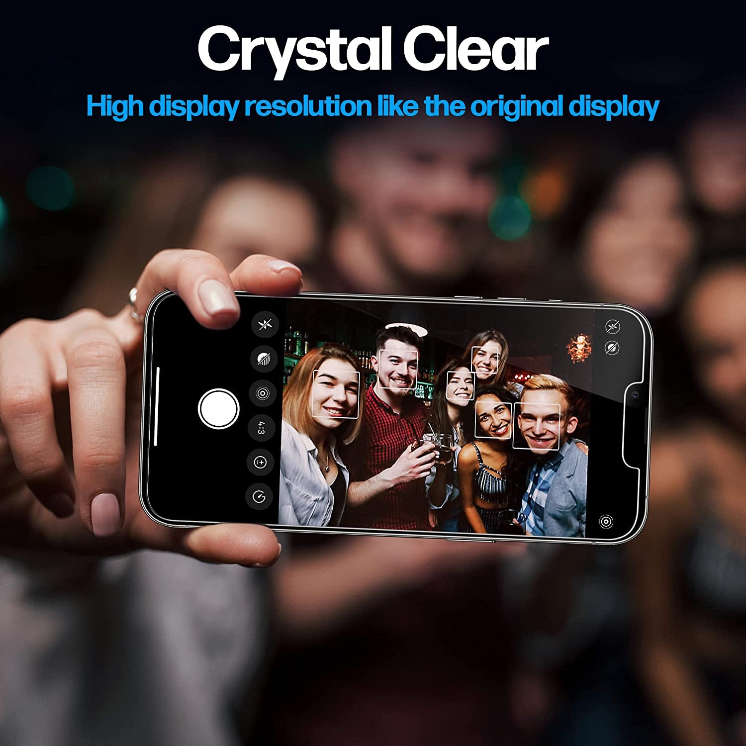 Power Theory Privacy Screen Protector for Iphone 14, Iphone 13, Iphone 13 Pro Tempered Glass anti Spy Protection with Easy Install Tray  Power Theory   