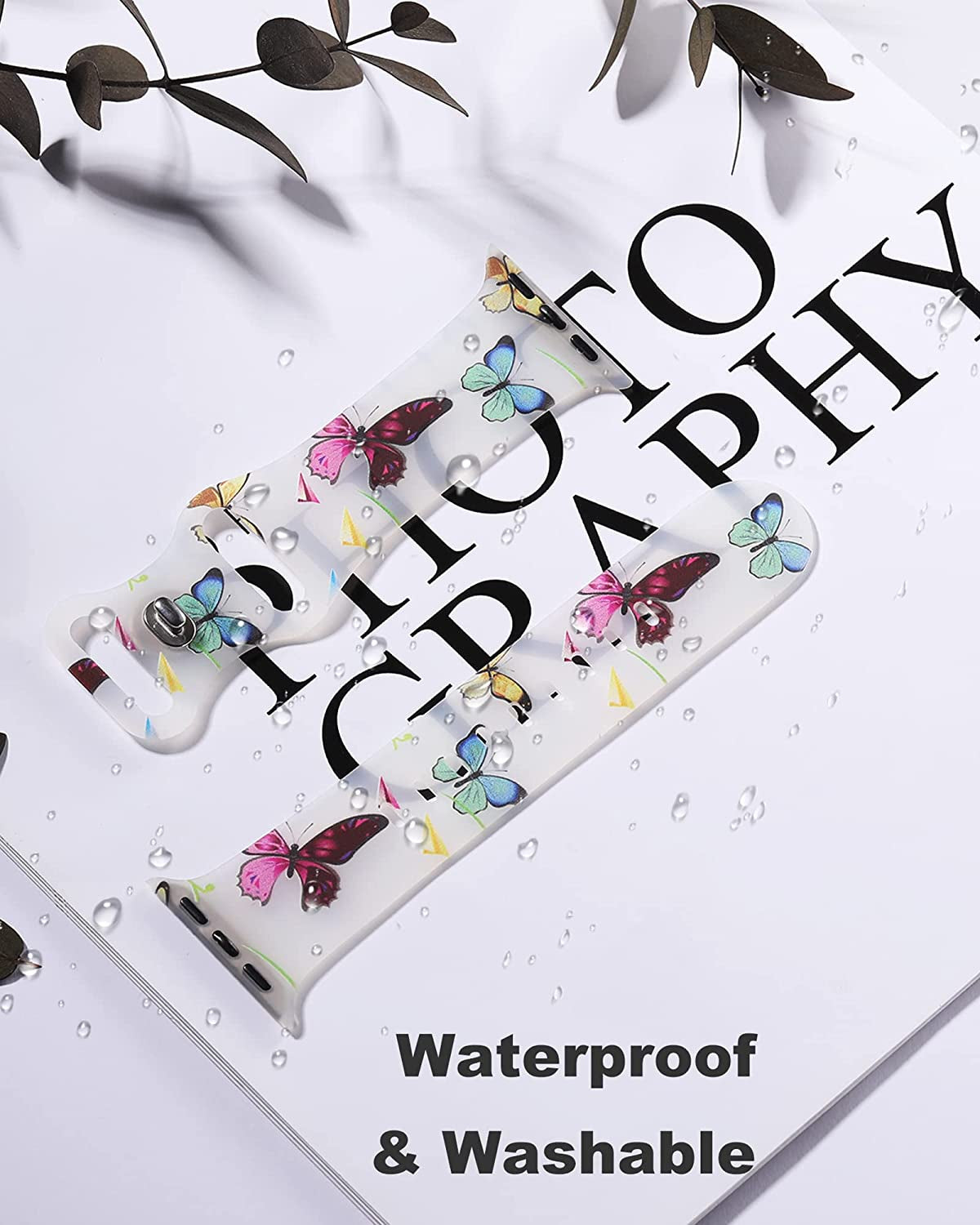 Witzon Compatible with Apple Watch Band Series 8/7/6/5/4/3/2/1/Se/Ultra, Iwatch 38Mm 40Mm 41Mm 42Mm 44Mm 45Mm 49Mm Bands for Women, Cute Print Silicone Sport Strap Replacement Accessories  Witzon   