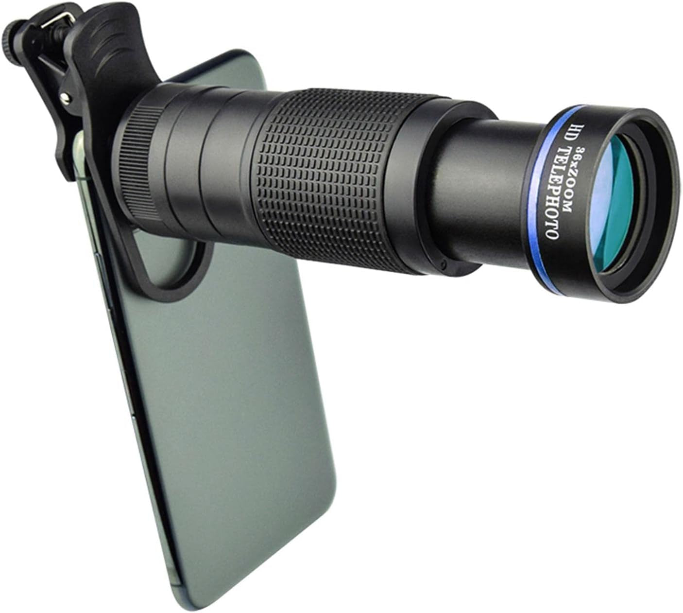 YOUGE 36X HD Telephoto Lens, Phone Camera Lens Kit, Phone Telescope with Tripod Eyemask Storagebag, Mobile Phone Lens Telescope, Blue  YOUGE   