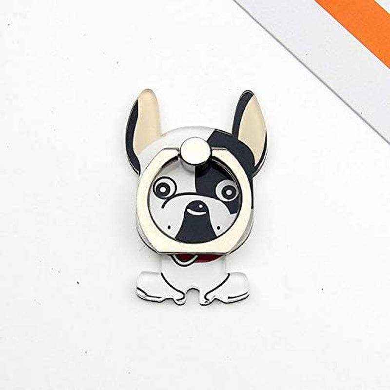 4-Pcs Phone Ring Holder Stand, Cute Animal Dogs Cats Butterfly Ring Stand 360 Rotation Finger Ring Grip Kickstand for Cellphones and Tablets (Dogs Ring)  Mixtecc   