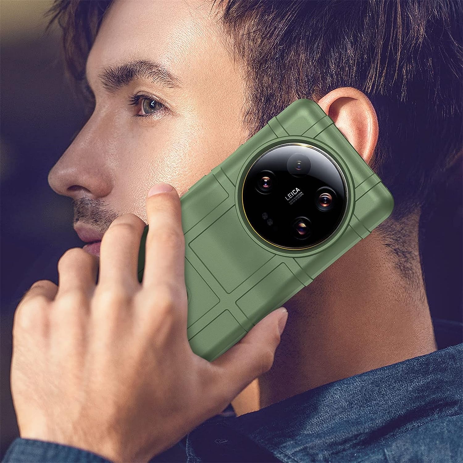 Ysnzaq Military Grade Durable Rugged Case for Xiaomi 13 Ultra (Not 13), Ultra Slim Soft TPU Shockproof Protective Phone Cover for Xiaomi 13 Ultra HD Green  Ysnzaq   