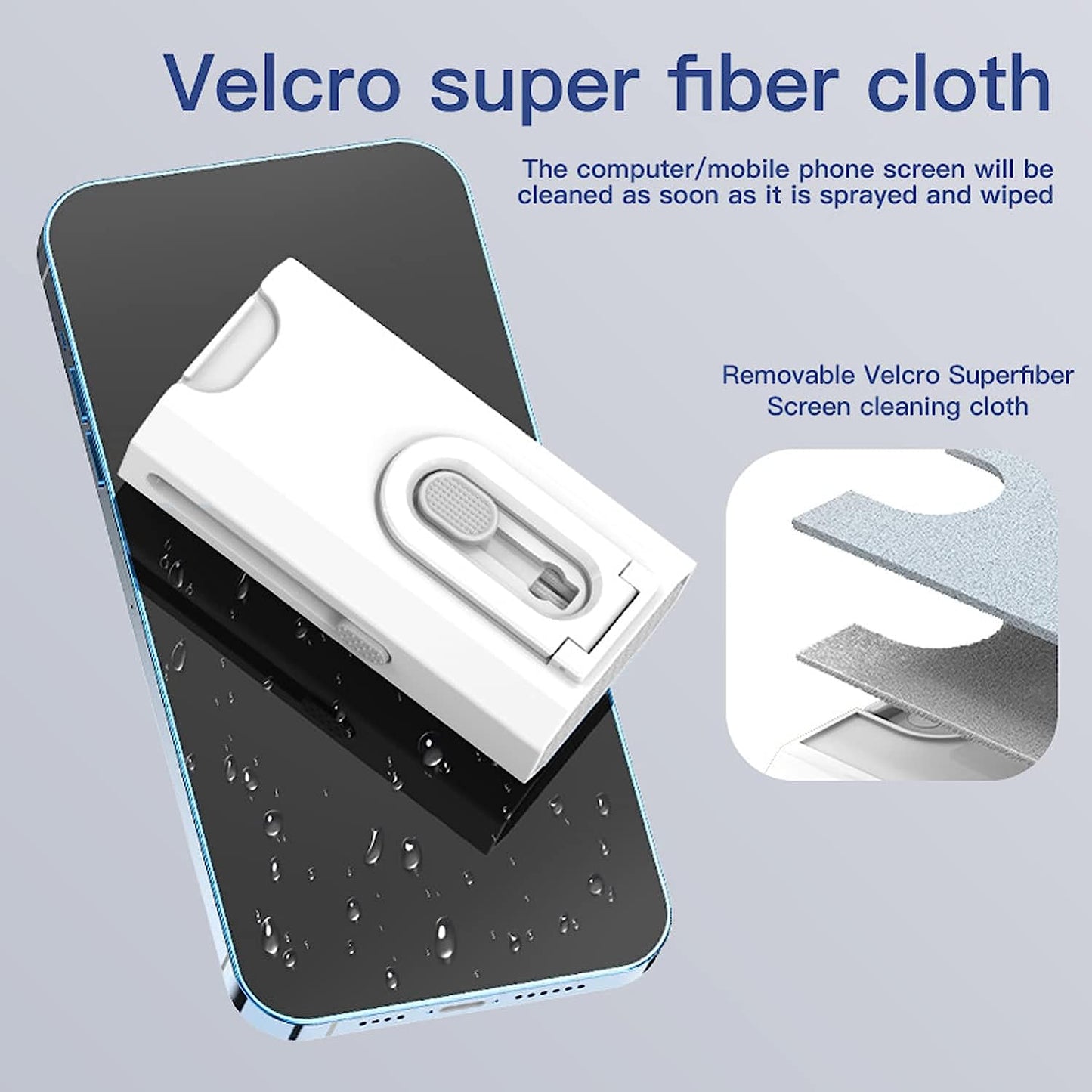 8 in 1 Electronic Cleaning Kit, Keyboard Cleaner Kit with Brush, Pen, Portable Multifunctional Cleaning Tools for PC Monitor, Earbud, Cell Phone, Laptop, Computer, Earphones (NO Fluid)  RLTSW   