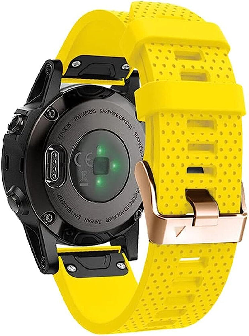 LKDJNC 20Mm for Fenix 6S 5S Smart Watch Strap Silicone Band for Garmin Fenix 5X 5 plus 6X 6 Pro Quick Release Wristband Bracelet Correa  LKDJNC L 20mm Fenix 6SPro 