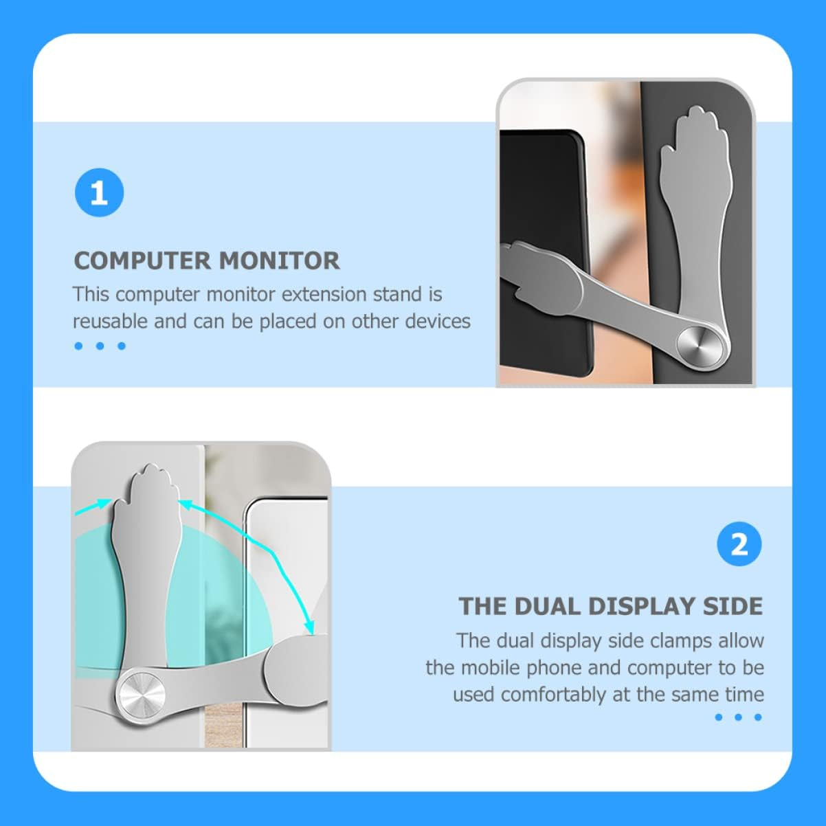 Mobestech Cellphone Stand Computer Rack 1 Set Magnetic Laptop Phone Rack Laptop Expansion Stand Portable Laptop Holder Laptop Stand Simple Laptop Stanf Laptop Mount  Mobestech   