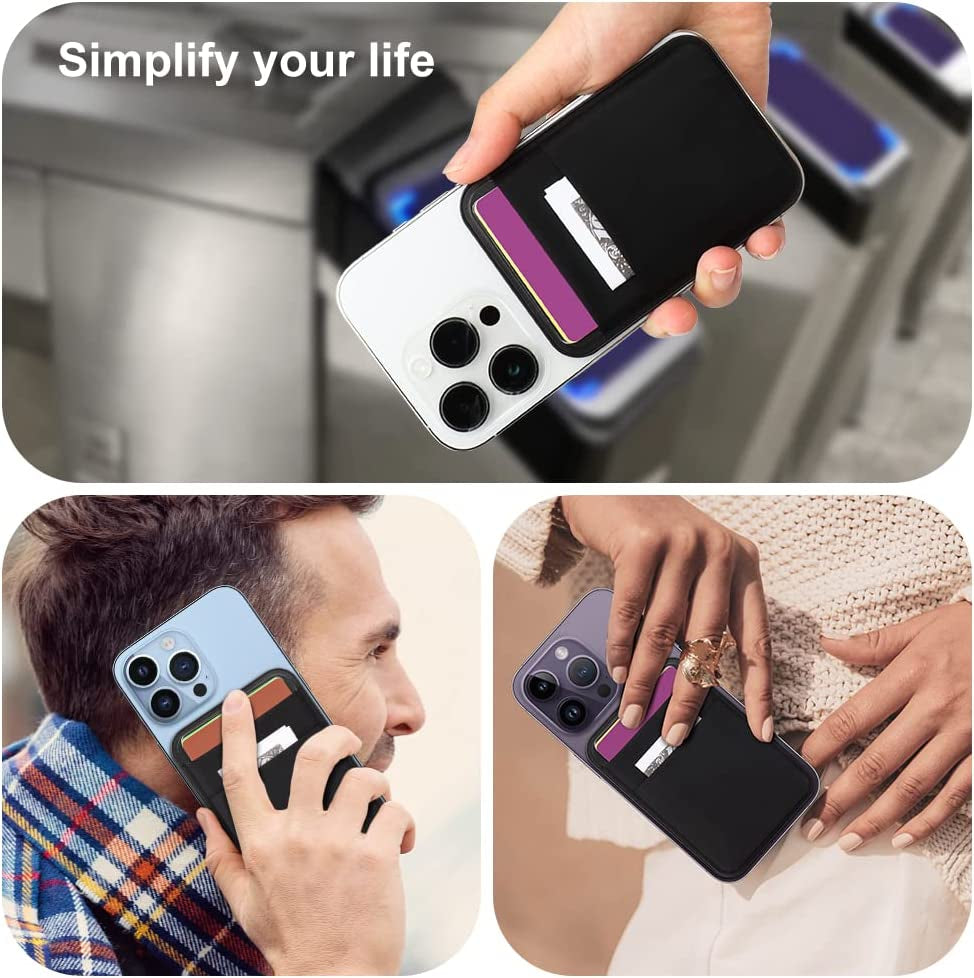 WALLFID Magsafe Wallet Compatible with Iphone 12/13/14 Mini/Plus/Pro/Max,Rfid Credit Card Case Holds 5 Cards. (Style-2)  WALLFID   