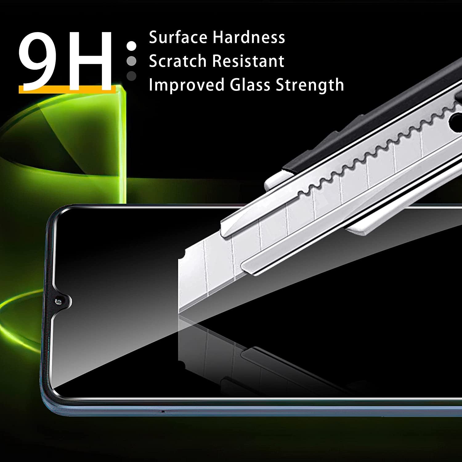 Ogrish [2+2 Pack Screen Protector for T-Mobile Revvl 6 5G and Camera Lens Protector - Tempered Glass,Anti-Fingerprint,Shatter Proof,Hd Clarity  Ogrish   