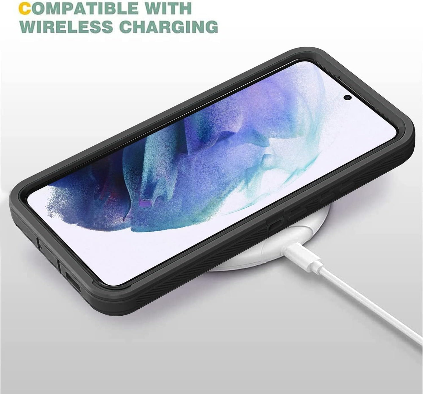 ONOLA Compatible with Galaxy S22 Case 5G,Samsung S22 Case 5G Samsung Galaxy S22 Case 5G Drop Protection Full Body Rugged 3 in 1 Cover Samsung Galaxy S22 Phone Case (6.1") (S22 5G, Black)  ONOLA   