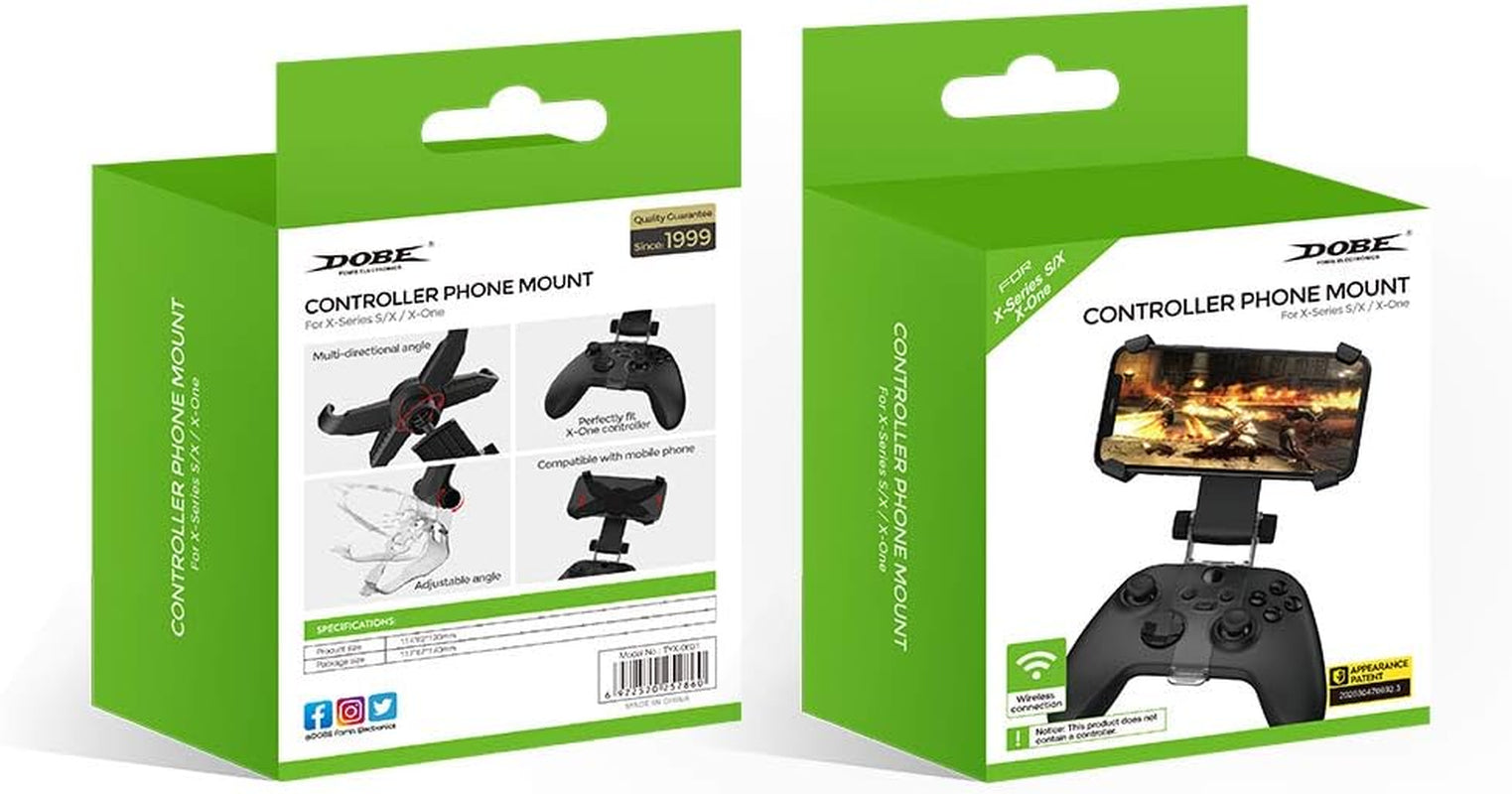 GOHJ Smartphone Gaming Clip Adjustable with Rotating Holder Mobile Phone Bracket Mount Cell Phone Clamp Game Accessories  GOHJ   