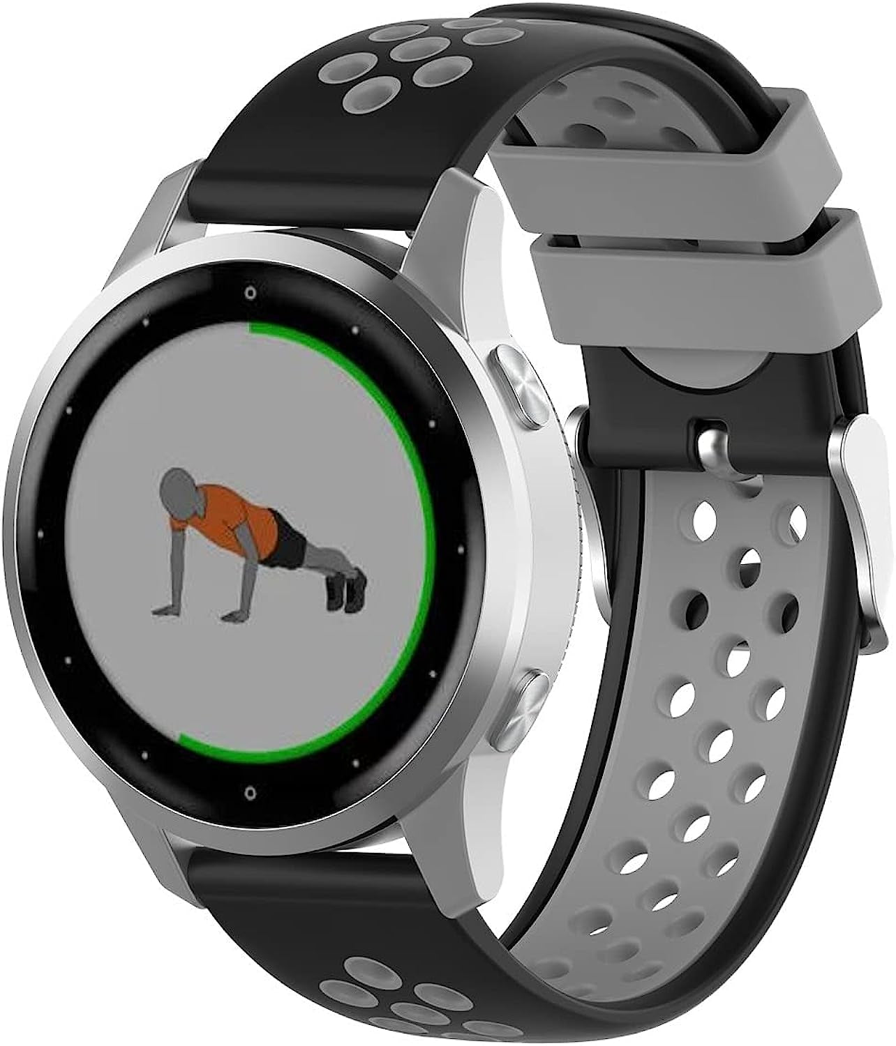 SCHIK for Garmin Vivoactive 3 4 4S Strap Silicone Watch Band for Garmin Accessoires Forerunner 245/645 Venu 2 2S Venu2 plus Bracelet  SCHIK   