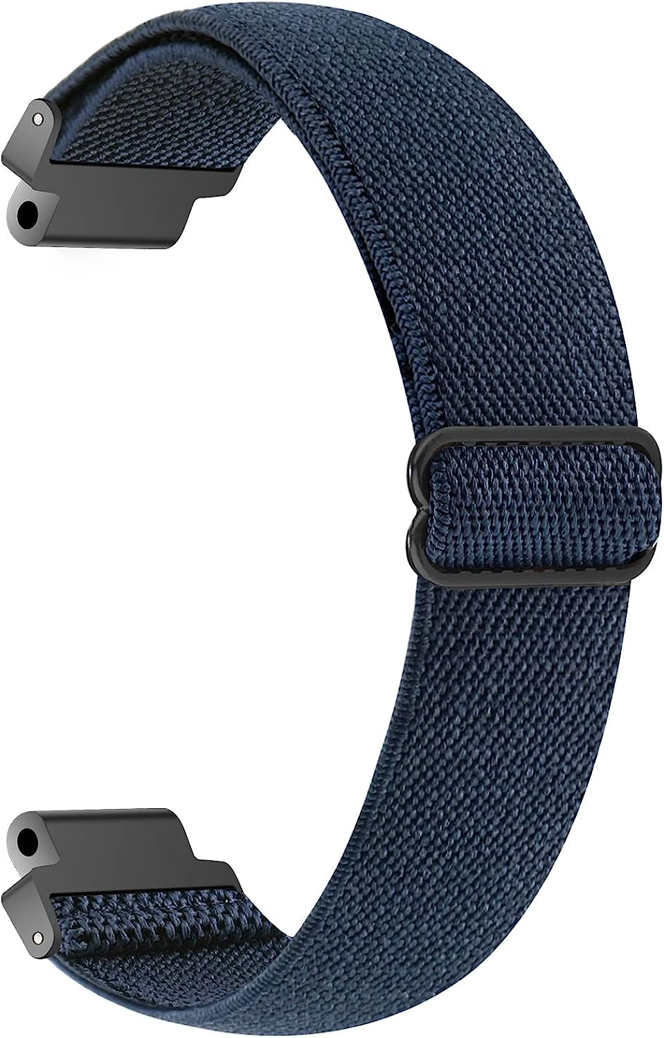 Adjustable Elastic Watch Band Compatible with Garmin Forerunner 235, Nylon Breathable Sports Replacement Wristbands for Forerunner 220/230/620/630/735Xt/235Lite for Women Men  WONFAITH Navy Blue  