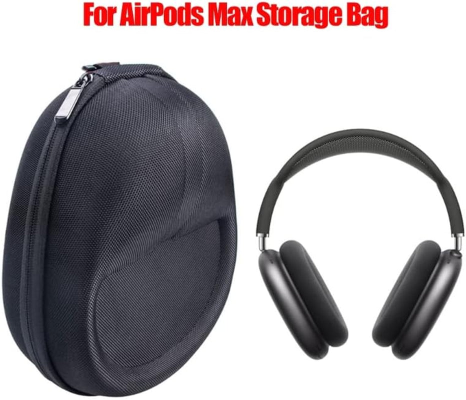 Zlit for Airpods Max Headset Case,Eva Hard Shell Shockproof Waterproof Storage Bag Travel Carrying Case for Airpods Max Headset (Black)  ZLiT   