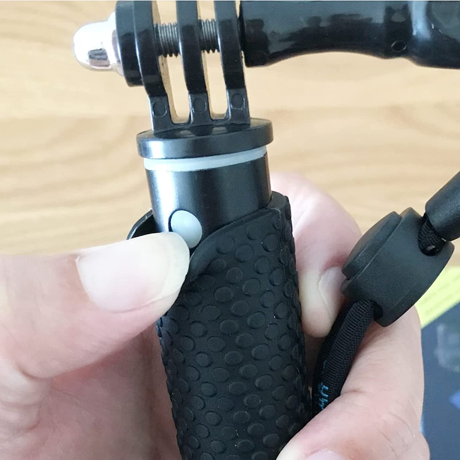 Trehapuva Selfie Stick, 19” Waterproof Extension Hand Grip Adjustable Monopod Pole Compatible with Gopro Hero(2018) Hero 10 9 8 7 6 5 4 3+ 3 Session, AKASO, Xiaomi Yi,Sjcam SJ4000 SJ5000 SJ6000 More  Trehapuva   