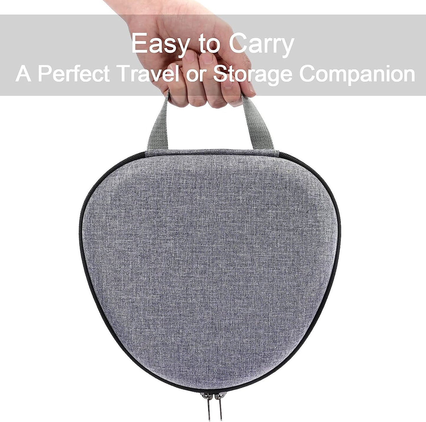 Hard Travel Carrying Case for Apple Airpods Max Headphone and It'S Accessories, Protective Storage Bag - Grey (Grey Lining)  RAIACE   