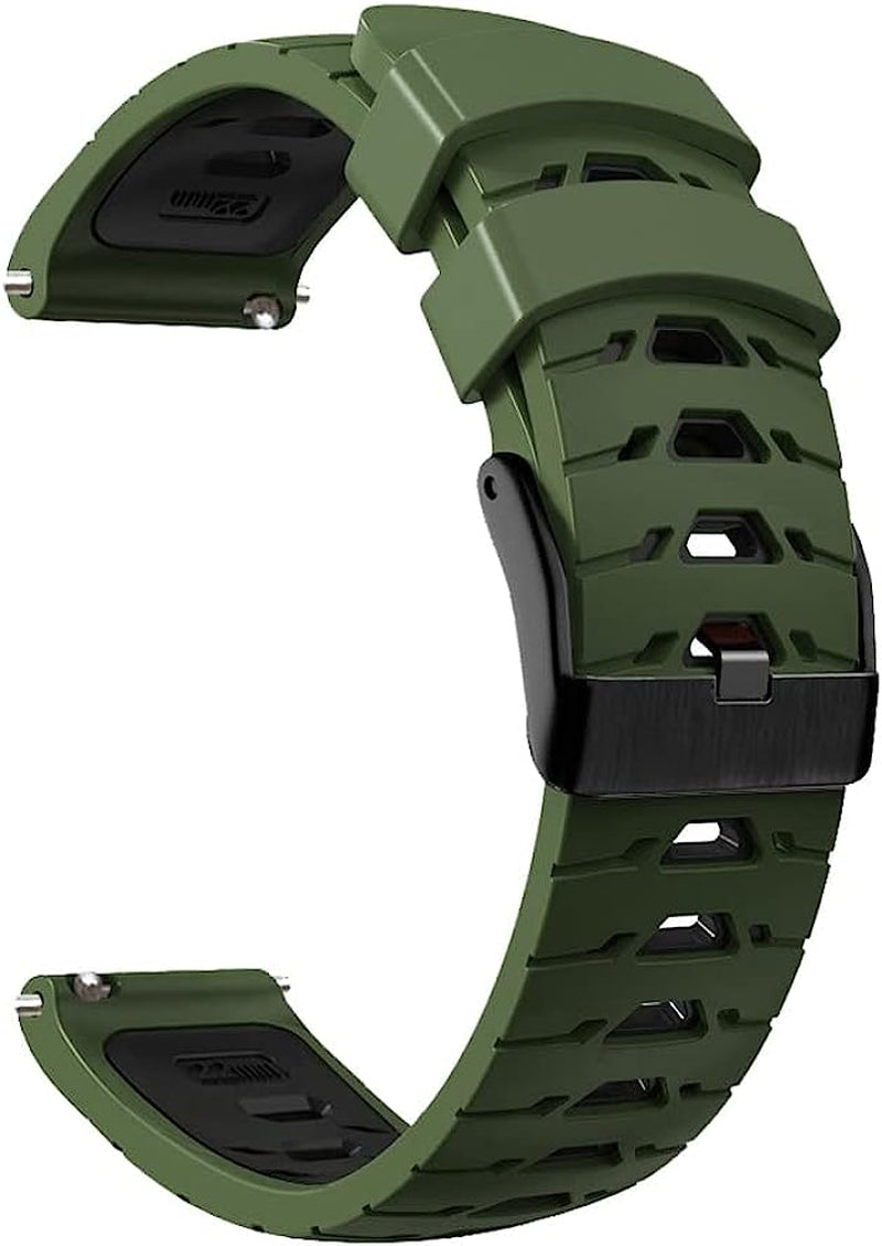 EZZON 20 22Mm Silicone Strap for Garmin Vivoactive 4 3 3T HR Venu 2 SQ Smart Watch Band Forerunner 645 245 MUSIC 55 Watchband Bracelet  EZZON   