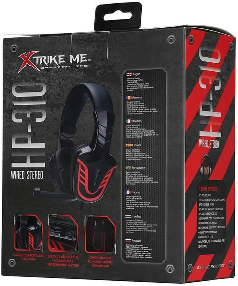 Xtrike Me Stereo Gaming Headset for Smartphone, PC, PS4, Xbox One, Cable 1.8M  Xtrike Me   