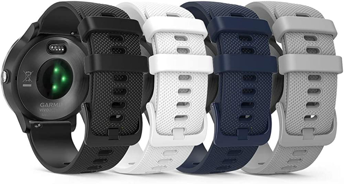 TUSITA Quick Release Watch Band 20Mm Replacement for Garmin Vívoactive 3 Music,Venu Sq 2 Plus,Vívomove 3 HR Sport, Approach S40, Forerunner 245,Galaxy Watch 4 Classic, Amazfit GTS 2 2E Mini, Bip U  TUSITA   