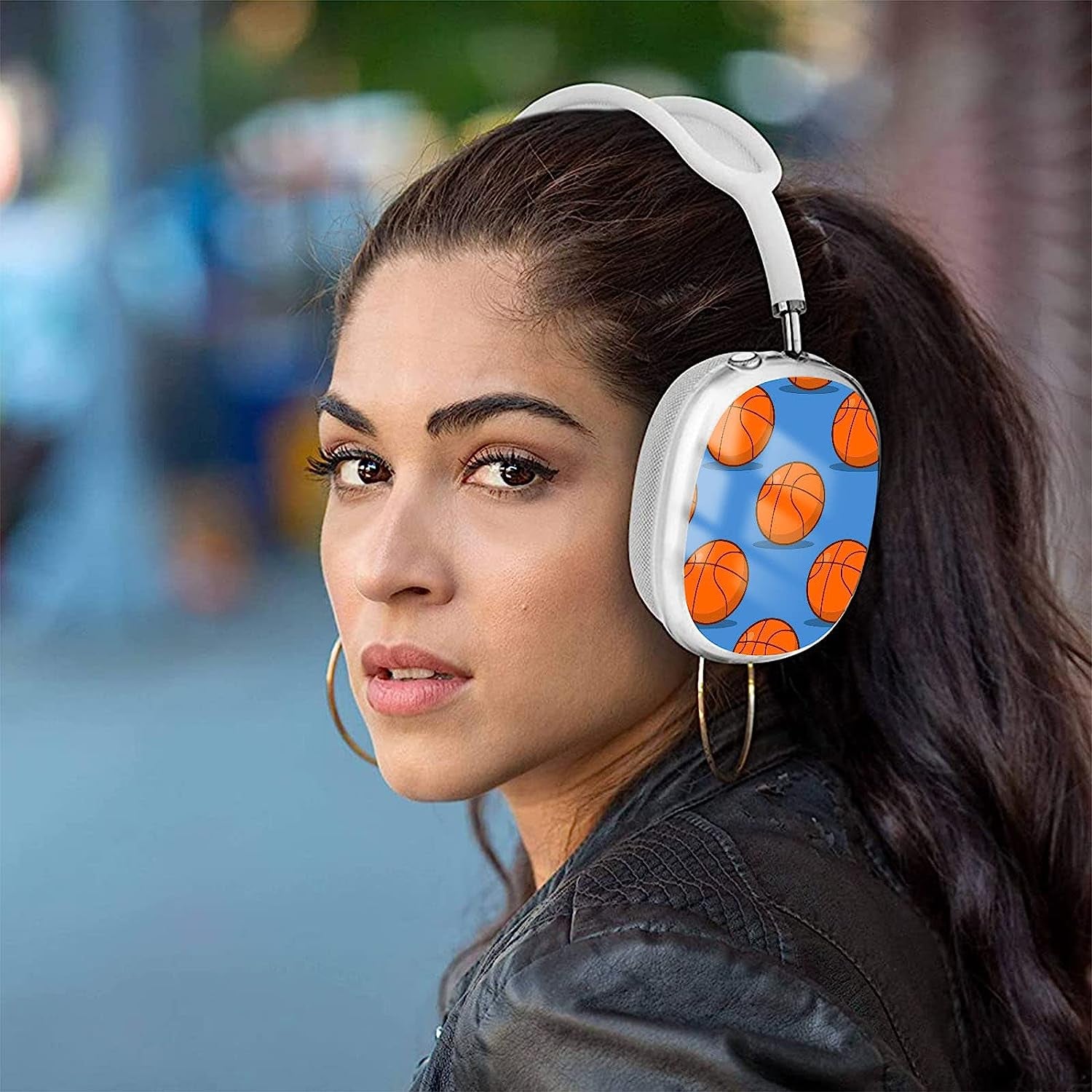 WINCHIHAN Printed Soft TPU Anti-Scratch Protective Case Cover Compatible with Airpods Max Headphones # A20100  WINCHIHAN   