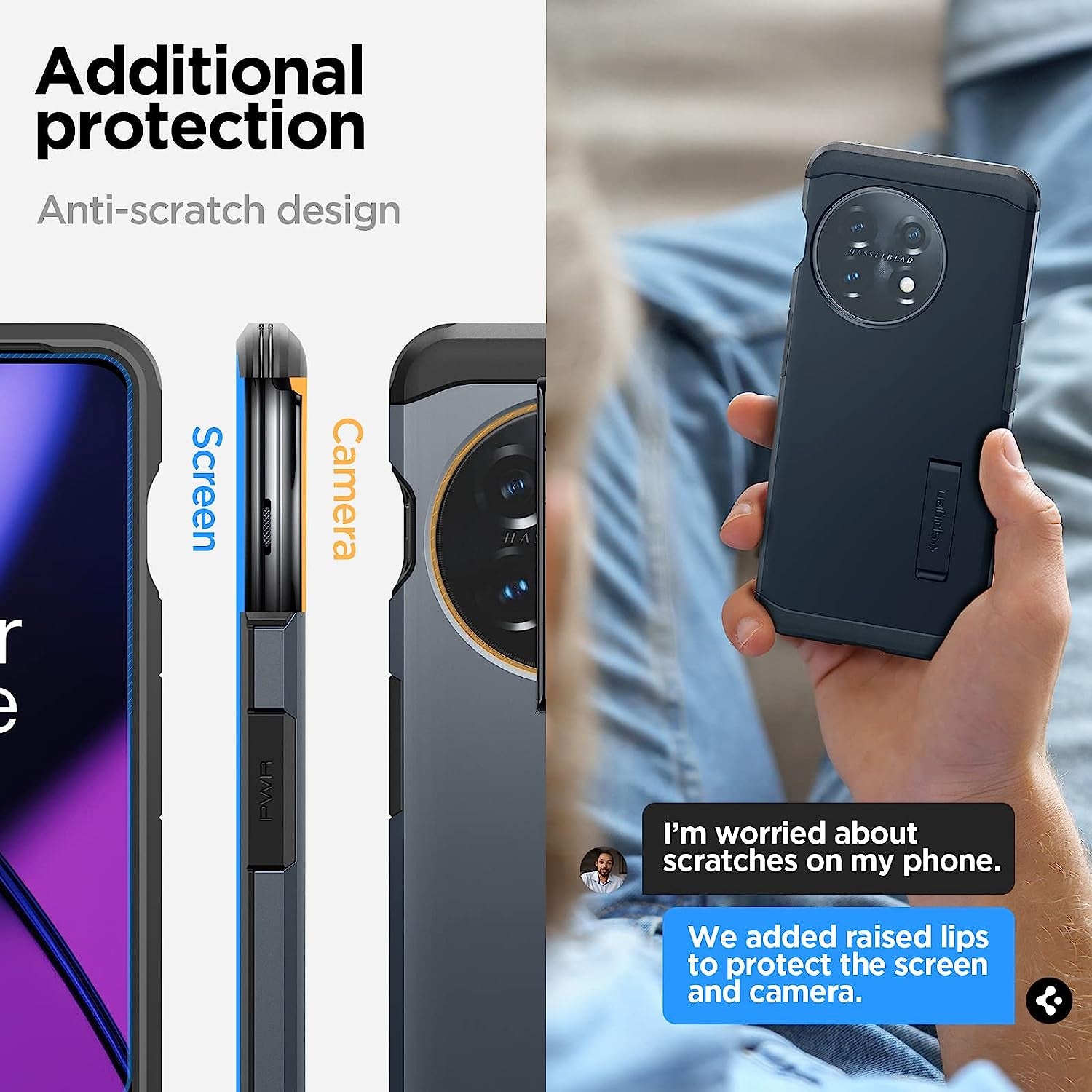 Spigen Tough Armor Designed for Oneplus 11 Case (2023) - Metal Slate  Spigen   