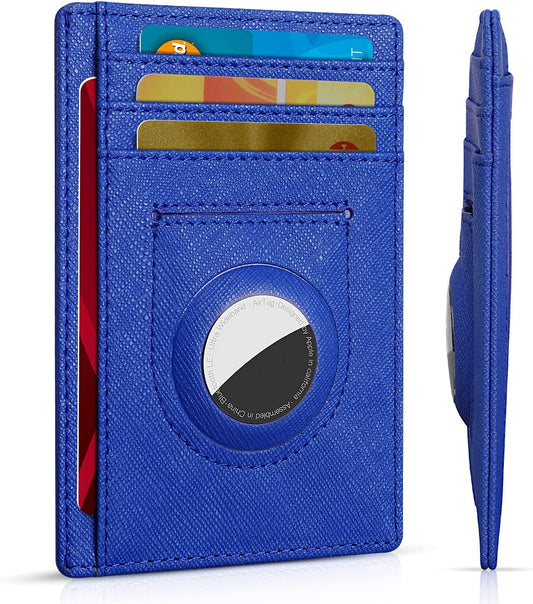 RUNBOX Airtag Holder Wallet for Men Women Slim Minimalist Front Pocket RFID Blocking ID Case Window Gift Box  RUNBOX   