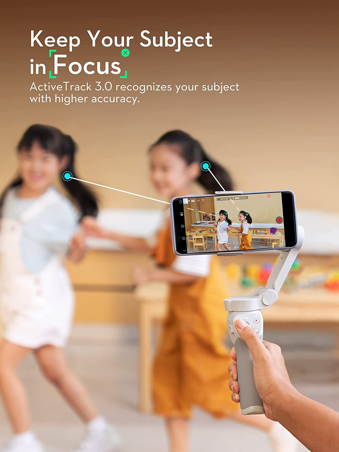 DJI OM 4 - Handheld 3-Axis Smartphone Gimbal Stabilizer with Grip, Tripod, Gimbal Stabilizer Ideal for Vlogging, Youtube, Live Video, Phone Stabilizer Compatible with Iphone and Android  DJI   