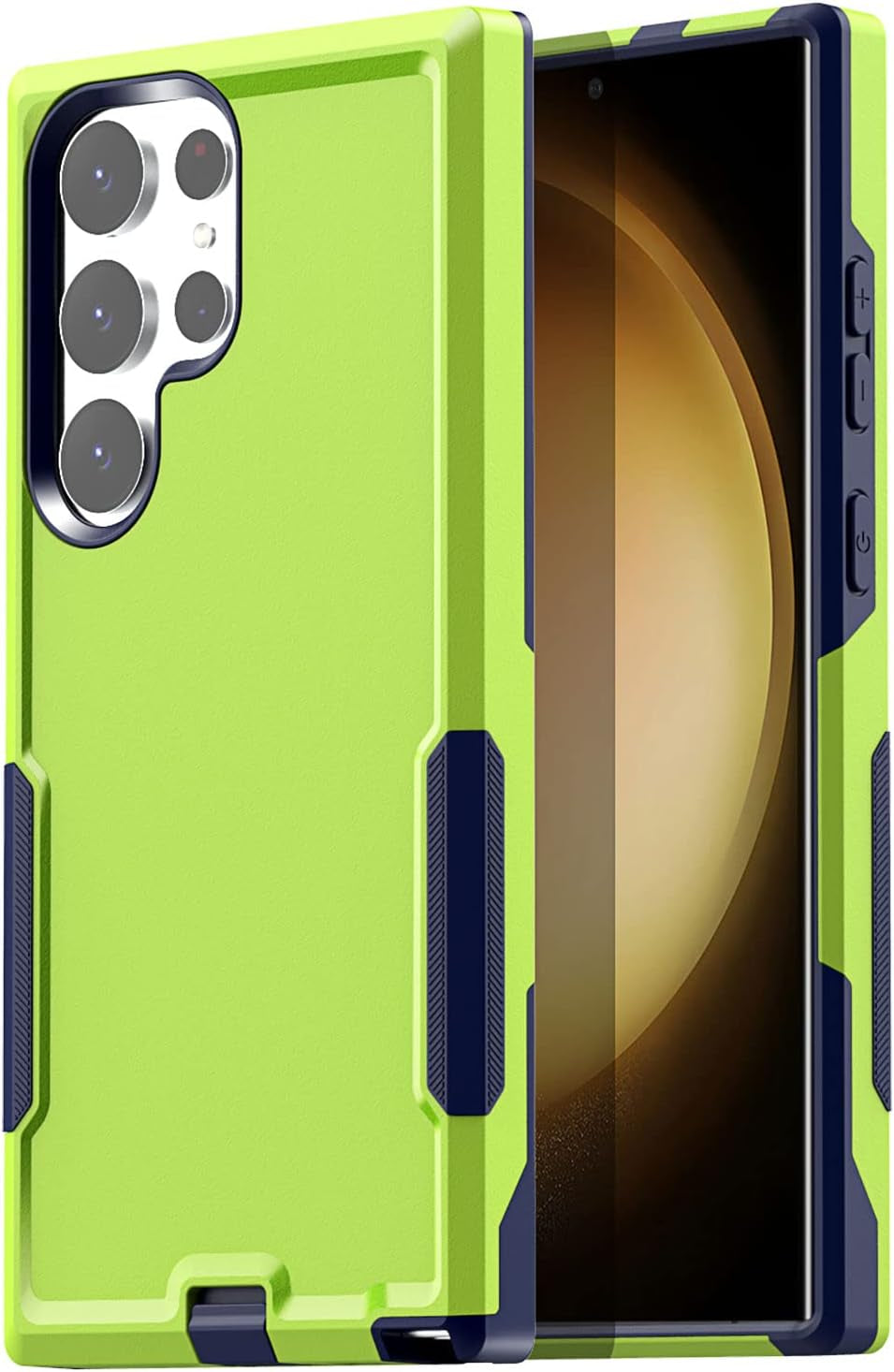 Aicase for Samsung Galaxy S23 Ultra Case,Heavy Duty Drop Protection Full Body Rugged Shockproof Military Protective Tough Durable Cover for Samsung Galaxy S23 Ultra 6.8"_Burgundy/Pink  AICase Spring Green/Blue  