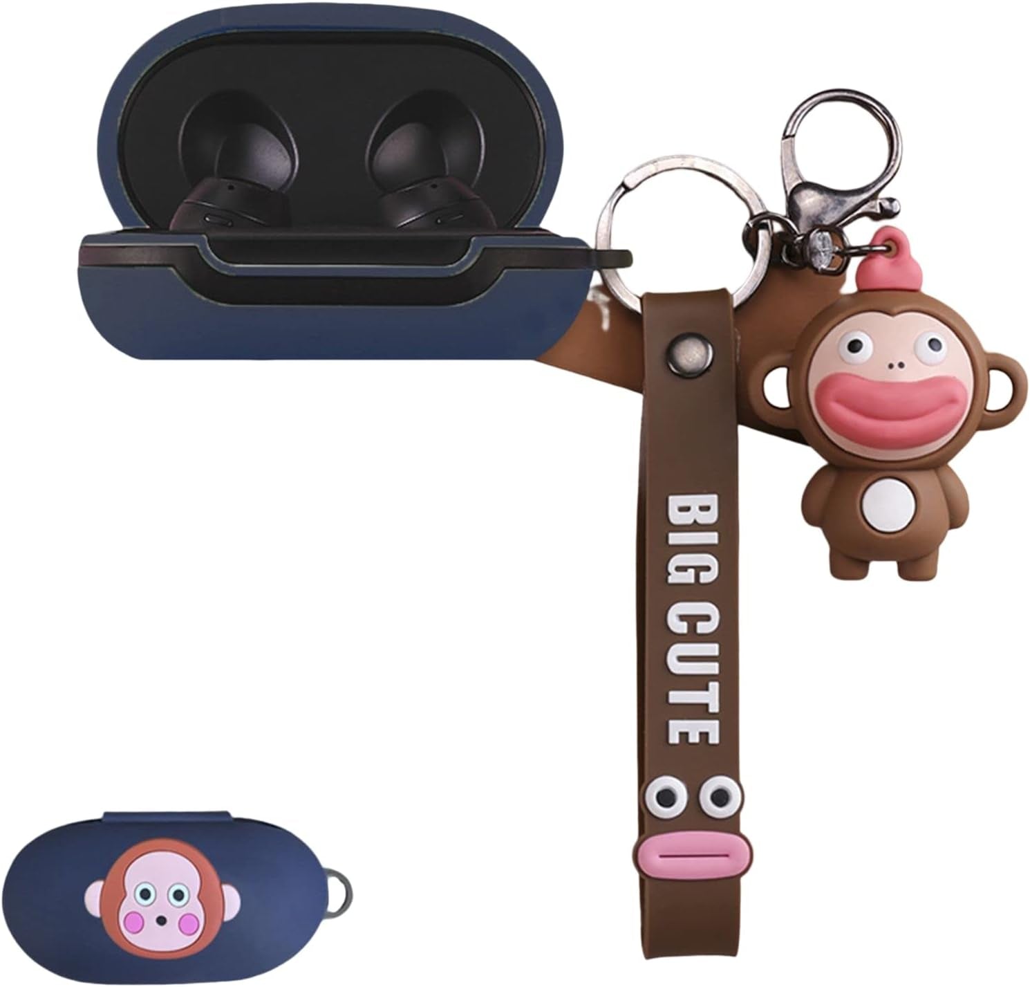 SKPY Case for Samsung Galaxy Buds Plus/Galaxy Buds, Cute Cartoon Anime Silicone Soft Covers for Galaxy Buds Plus/Buds with Keychain for Kids Girls Boys  SKPY Cartoon 5  