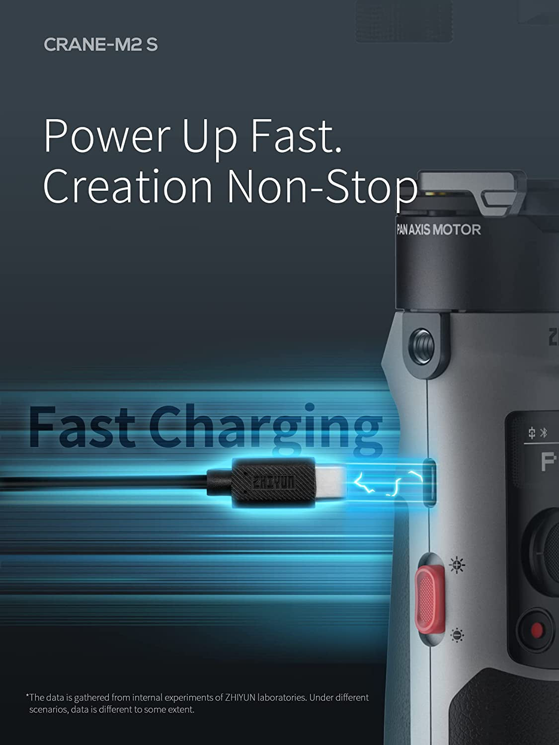 Zhiyun Crane M2S Handheld 3-Axis Stabilizer, Gimbal Stabilizer for Mirrorless Camera, Gopro, Action Camera, Smartphone  zhi yun   