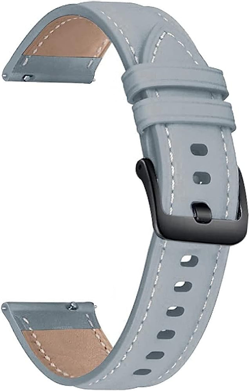 NDJQY Genuine Leather Replacement Strap for Garmin Venu 2 plus Smart Wristband for Garmin Venu 2 SQ Forerunner 245 645 158 Watch Band  NDJQY D For Forerunner 645 