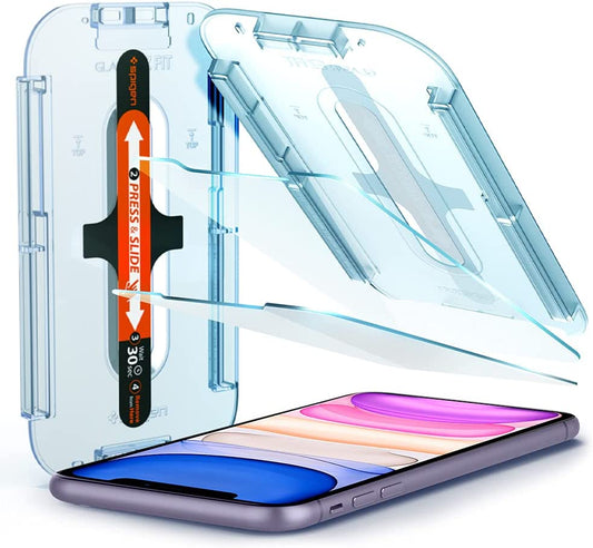 Spigen Tempered Glass Screen Protector [Glastr EZ FIT] Designed for Iphone 11 / Iphone XR [6.1 Inch] [Case Friendly] - 2 Pack  Spigen   