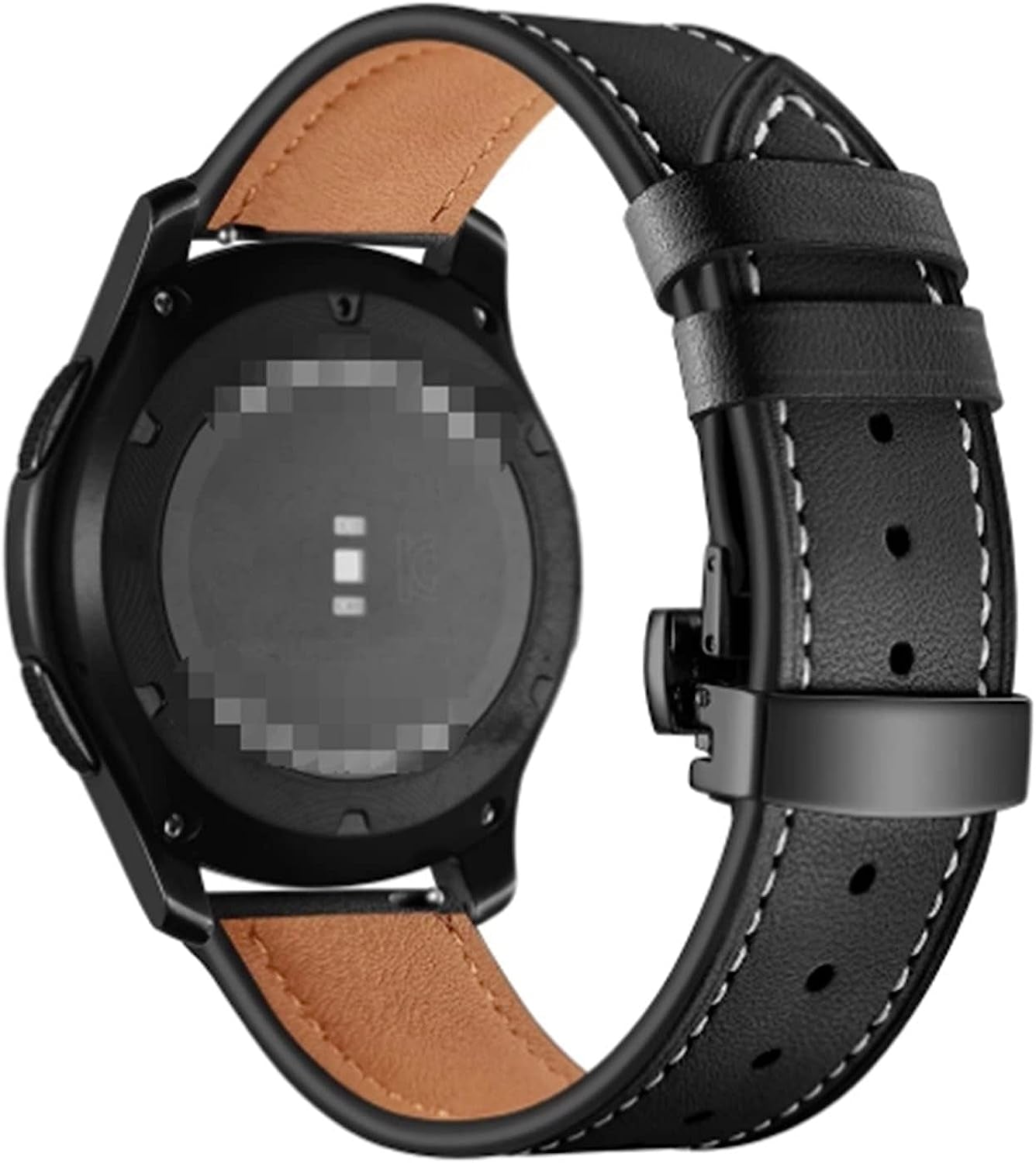 Yi Pin 18Mm Leather Band Strap Quick Release Watchband Bracelet Compatible with Garmin Vivoactive 4S/Move 3S/Active S/Rey Smart Watch Accessories  hefeishijingkaiqulanruobaihuoshanghang   