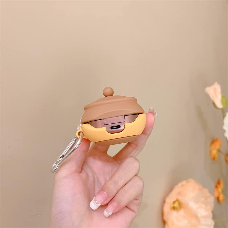 Soft Silicone Skin Cute Case for Samsung Galaxy Buds 2 2021/ Galaxy Buds Pro 2021/ Galaxy Buds Live 2020, Shock-Absorbing Case Cover Accessories with Keychain  JLHYYXH   