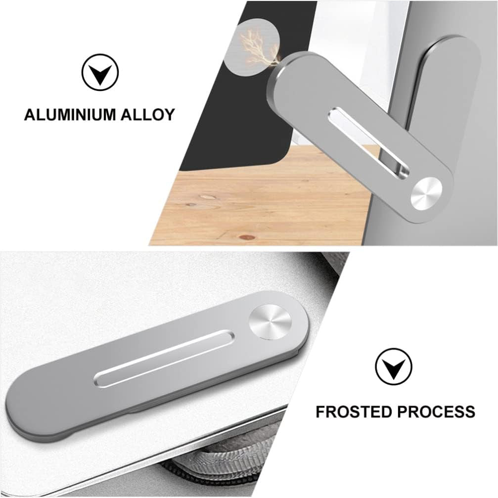 POPETPOP Pc Stand Laptop Extension Bracket - Side Mount Clip on Monitor Magnetic Laptop Phone Stand, Laptop Phone Holder Magnetic for Office or Portable Laptop Stand  POPETPOP   