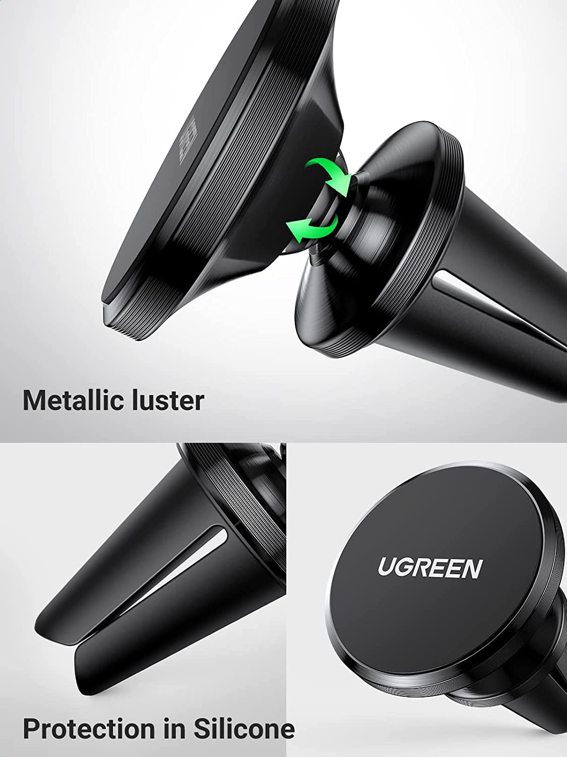 UGREEN Magnetic Phone Holder for Car Strong Magnet Cell Phone Mount Air Vent Compatible with Iphone 14 13 Pro Max Mini, Iphone 12 11 plus SE XS XR 8 7 Smartphone  Ugreen Group Limited   