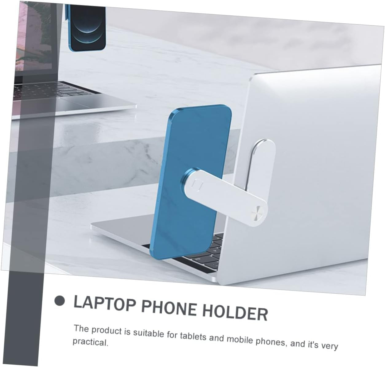 Operitacx 4Pcs Computer Phone Holder PC Stand Cell Phone Stand Holder Smartphone Stand Computer Side Mount Clip Tablet Phone Holder Laptop Side Mount Clip Magnetic Laptop Stand Laptop Holder  Operitacx   