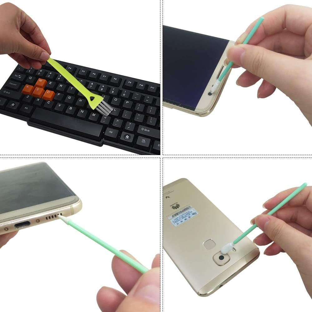 35 Pieces Phone Cleaning Kit,Danzix Cleaner USB Charging Port and Headphone Jack Brush Set Compatible with Iphone,Samsung,Lg,Huawei,Cell Phone Lens,Motorola,Macbook and Other Android Devices  DanziX   