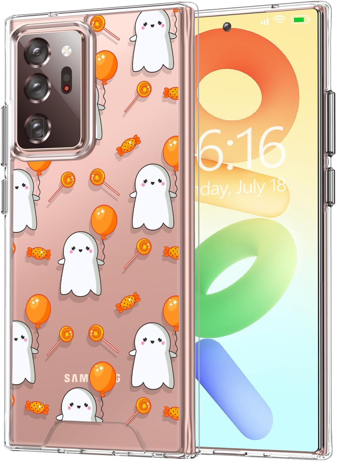 Rayboen for Galaxy Note 20 Ultra Case, Dual Layer Military Grade Shockproof Heavy Duty Protection Cover, Phone Case for Samsung Galaxy Note 20 Ultra 5G - Navyblue  Rayboen C- Candy  