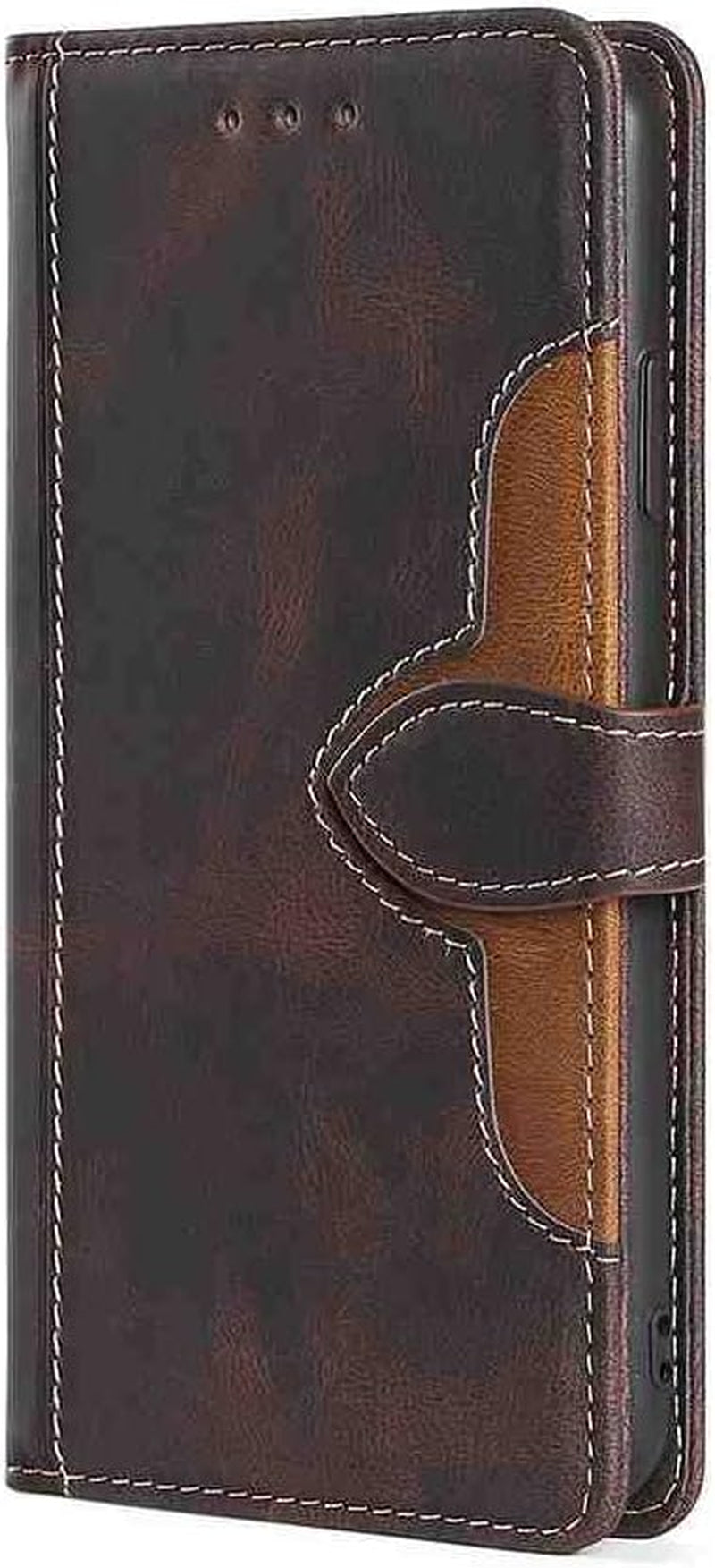 NATUMAX Phone Cover Wallet Folio Case for LG G6, Premium PU Leather Slim Fit Cover for LG G6, 2 Card Slots, Horizontal Viewing Stand, Easy Take, Black  NATUMAX Brown  