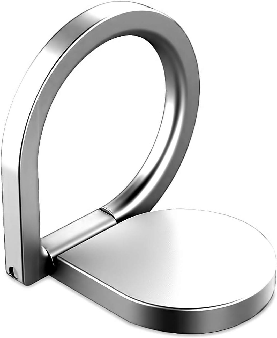 Finger Ring Stand, 360 Rotary Cell Phone Holder Finger Loop Grip Mount Universal Smartphone Kickstand,Ieugen Compatible with Iphone 14/Iphone 13/Galaxy S23/Galaxy S22/Galaxy  iEugen silver 3 pack  