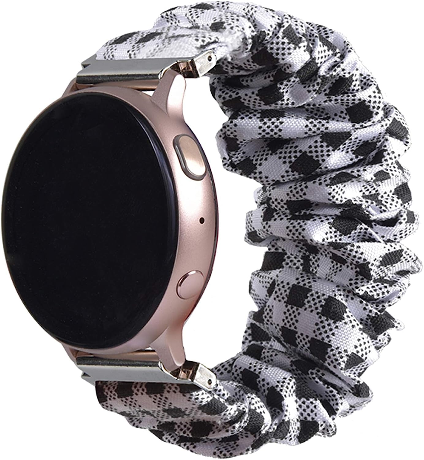 Fit for Amazfit GTS Bands for Women Men, Garmin Venu Sq Elastic Stretch Wristband Replacement Watch Bands Straps Wristbands Bracelet Fit for Amazfit Bip/Gts 2E/ GTS 2 Mini/Bip Lite/Bip S  Bangyee Lattice  