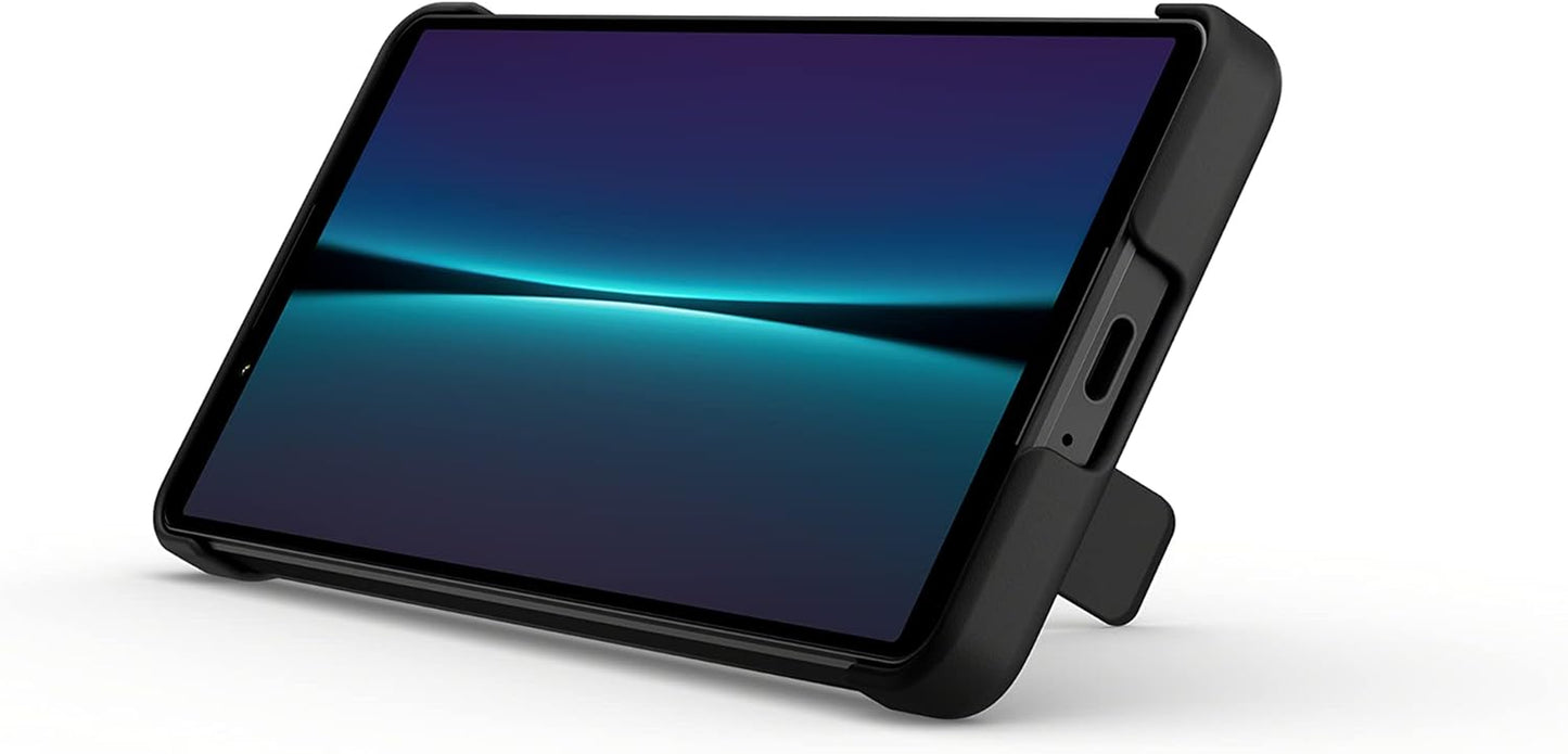 Sony Xperia 1 IV Official Case with Stand - Black, Wireless Charging Compatible  Sony   