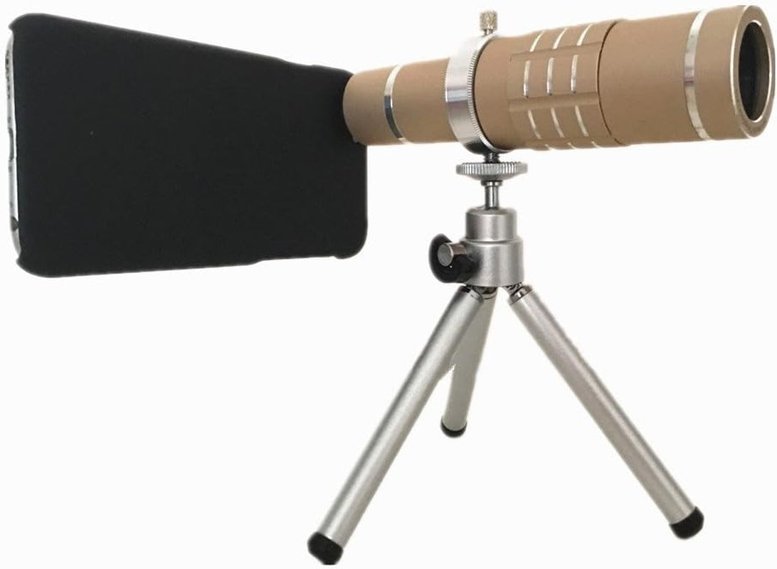 Youniker Optical Camera Lens Kit for Iphone 6 Plus,18X Manual Focus Telephoto Lens for Iphone 6S Plus,Including 18X Aluminum Zoom Telescope Camera Lens with Tripod + Iphone6 Plus/6S plus Case  Youniker   