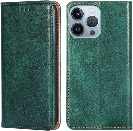 Cyr-Guard Phone Cover Wallet Folio Case for LG G7 THINQ, Premium PU Leather Slim Fit Cover for G7 THINQ, Easy Take, Green  Cyr-Guard   