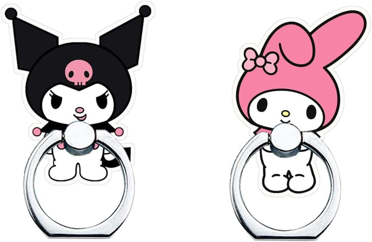 Phone Ring Holder Stand,Phone Ring Stand Holder 360 Rotation Finger Ring Grip Stand for Cellphones,Smartphones and Tablets (2 Pack Kawaii Kitty Phone Ring Stand)  RRJQW   