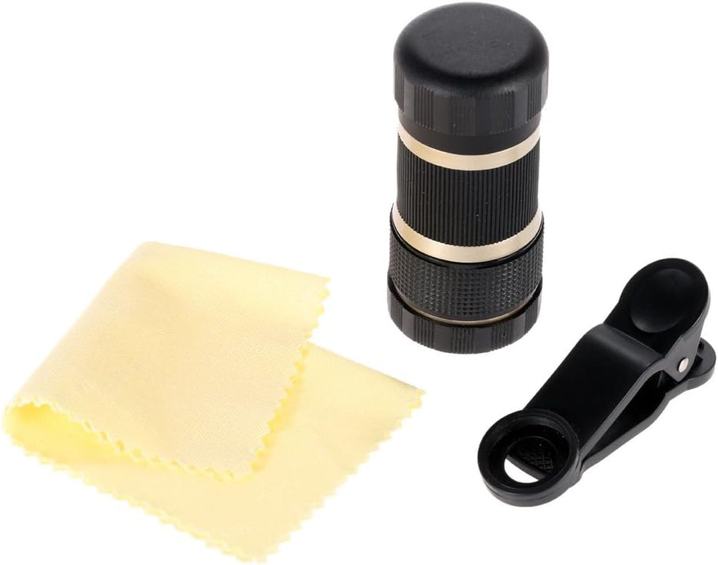 8X Zoom Universal Mobile Phone Lens Clip+Fisheye+Wide Angle+Macro Telephoto Camera Telescope Lens for Iphone Samsung Smartphone  China   