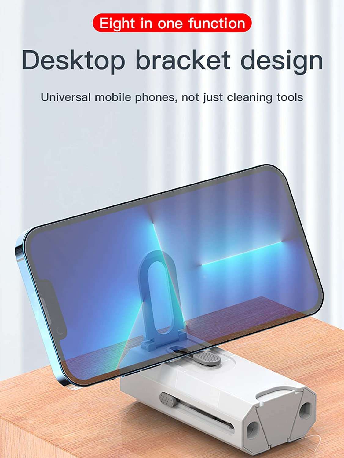 8 in 1 Electronic Cleaning Kit, Keyboard Cleaner Kit with Brush, Pen, Portable Multifunctional Cleaning Tools for PC Monitor, Earbud, Cell Phone, Laptop, Computer, Earphones (NO Fluid)  RLTSW   