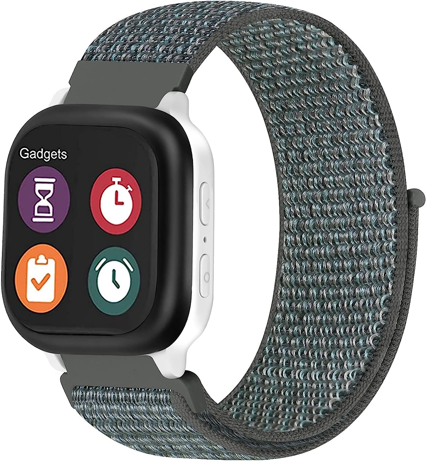 Sport Loop Band Compatible with Apple Watch Band 49Mm 45Mm 44Mm 42Mm 41Mm 40Mm 38Mm Nylon Women Men Stretchy Elastic Braided Replacement Wristband Breathable for Iwatch Series 8 7 6 5 SE 4 3 2 1  Chfoaik storm grey 42MM/44MM/45MM/49MM 